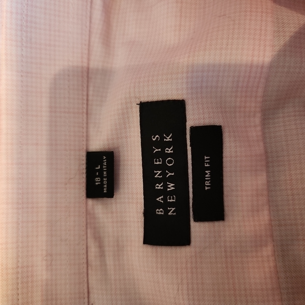 Barney's NY Stylish Pink Dress Shirt